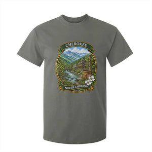 Vintage Great Smoky Mountains T Shirt For Kid Cherokee North Carolina Landscape