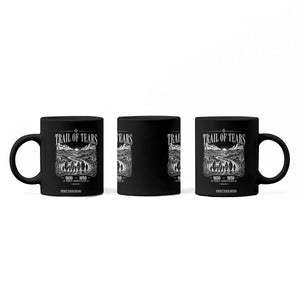 Cherokee History Native American Vintage Gift Coffee Mug They Survived Trail Of Tears