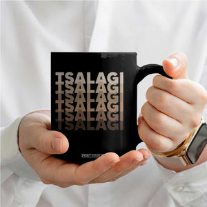 Cherokee Tsalagi Heritage Pride Stacked Typography Coffee Mug