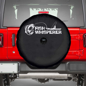 The Fish Whisperer Spare Tire Cover Funny Fishing Gift TS12 Black Print Your Wear