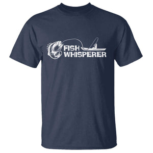 The Fish Whisperer T Shirt Funny Fishing Gift TS12 Navy Print Your Wear
