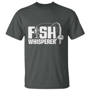 The Fish Whisperer T Shirt Fish Lover Humor TS12 Dark Heather Print Your Wear