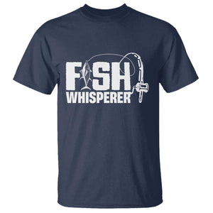 The Fish Whisperer T Shirt Fish Lover Humor TS12 Navy Print Your Wear