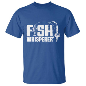The Fish Whisperer T Shirt Fish Lover Humor TS12 Royal Blue Print Your Wear