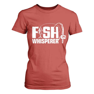 The Fish Whisperer T Shirt For Women Fish Lover Humor TS12 Red Print Your Wear