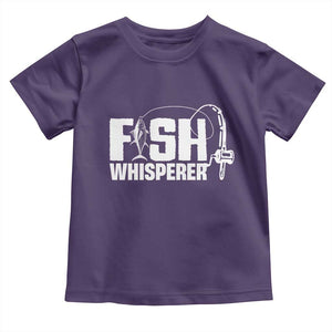 The Fish Whisperer Toddler T Shirt Fish Lover Humor TS12 Purple Print Your Wear