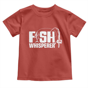 The Fish Whisperer Toddler T Shirt Fish Lover Humor TS12 Red Print Your Wear