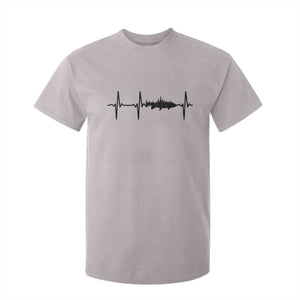 Fish And Forest Fishing Lover Heartbeat Gift T Shirt For Kid TS12 Ice Gray Print Your Wear