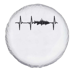 Fish And Forest Fishing Lover Heartbeat Gift Spare Tire Cover TS12 Print Your Wear