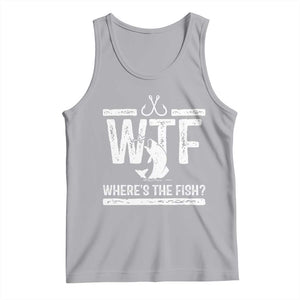 Where Is The Fish Tank Top Funny WTF Fishing Gift TS12 Athletic Heather Print Your Wear
