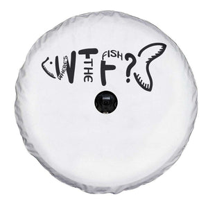 WTF Where Is The Fish Spare Tire Cover Funny Fisherman Gift TS12 Print Your Wear
