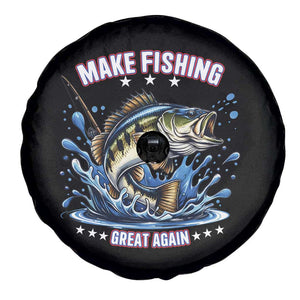 Funny Make Fishing Great Again Spare Tire Cover Fisherman Gift TS12 Print Your Wear