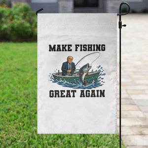 Funny Trump Garden Flag Make Fishing Great Again American Flag Gift TS12 Print Your Wear
