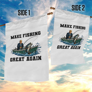 Funny Trump Garden Flag Make Fishing Great Again American Flag Gift TS12 Print Your Wear
