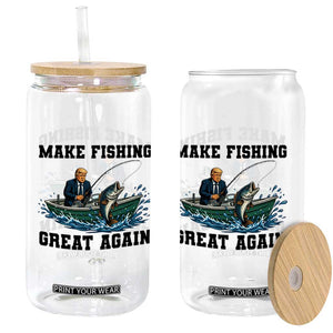 Funny Trump Glass Can Make Fishing Great Again American Flag Gift TS12 Print Your Wear