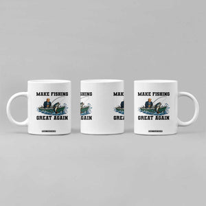 Funny Trump Coffee Mug Make Fishing Great Again American Flag Gift TS12 Print Your Wear