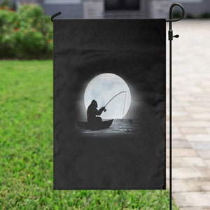 Funny Fisherman Gift Garden Flag Bigfoot Fishing TS12 Print Your Wear