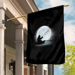 Funny Fisherman Gift Garden Flag Bigfoot Fishing TS12 Print Your Wear