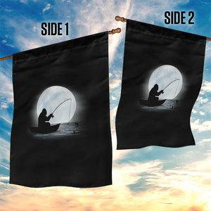 Funny Fisherman Gift Garden Flag Bigfoot Fishing TS12 Print Your Wear