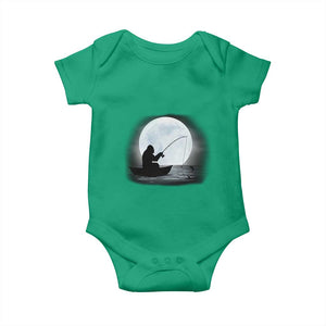 Funny Fisherman Gift Baby Onesie Bigfoot Fishing TS12 Irish Green Print Your Wear
