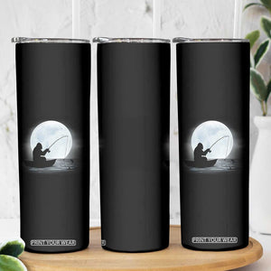 Funny Fisherman Gift Skinny Tumbler Bigfoot Fishing TS12 Print Your Wear