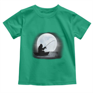 Funny Fisherman Gift Toddler T Shirt Bigfoot Fishing TS12 Irish Green Print Your Wear