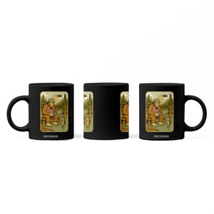 Funny Bigfoot Alien Coffee Mug Fishing Lover Gift TS12 Print Your Wear