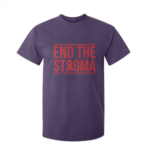 HIV Awareness End The Stigma T Shirt For Kid Support Empowerment Gift TS12 Purple Print Your Wear