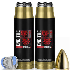 HIV Awareness End The Stigma Bullet Tumbler World AIDS Day Gift TS12 Black Print Your Wear