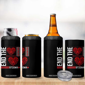 HIV Awareness End The Stigma 4 in 1 Can Cooler Tumbler World AIDS Day Gift TS12 Print Your Wear