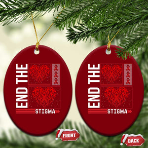 HIV Awareness End The Stigma Ceramic Ornament World AIDS Day Gift TS12 Print Your Wear