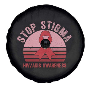 Stop The Stigma HIV Awareness Spare Tire Cover World AIDS Day Gift TS12 Print Your Wear