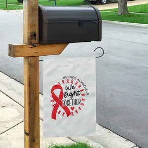 HIV Awareness Red Ribbon Support Gift Garden Flag We Fight Together TS12 Print Your Wear