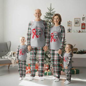 HIV Awareness Red Ribbon Support Gift Plaid Pajama Set We Fight Together TS12 Christmas Plaid Print Your Wear