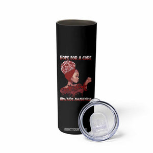 Hope For A Cure HIV Awareness Skinny Tumbler Support Squad Gift TS12 Print Your Wear
