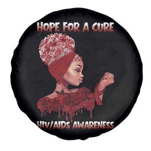 Hope For A Cure HIV Awareness Spare Tire Cover Support Squad Gift TS12 Print Your Wear
