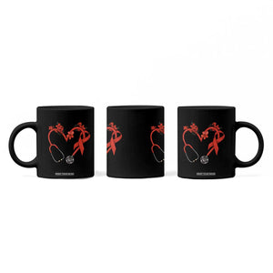 Healthcare Hero HIV Awareness Coffee Mug Red Ribbon Support Gift TS12 Print Your Wear