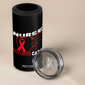 Healthcare Hero HIV AIDS Care Nurse Gift 4 in 1 Can Cooler Tumbler TS12 Print Your Wear