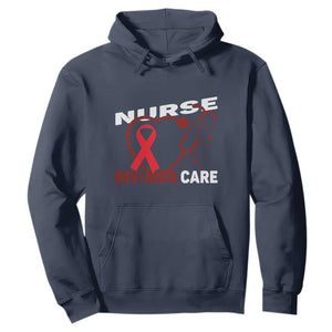 Healthcare Hero HIV AIDS Care Nurse Gift Hoodie TS12 Navy Print Your Wear