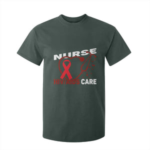 Healthcare Hero HIV AIDS Care Nurse Gift T Shirt For Kid TS12 Dark Forest Green Print Your Wear