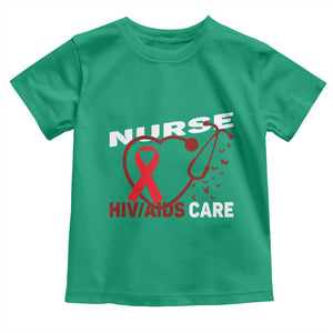 Healthcare Hero HIV AIDS Care Nurse Gift Toddler T Shirt TS12 Irish Green Print Your Wear
