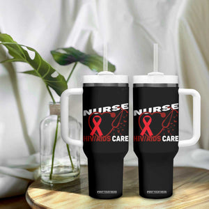 Healthcare Hero HIV AIDS Care Nurse Gift Tumbler With Handle TS12 Print Your Wear