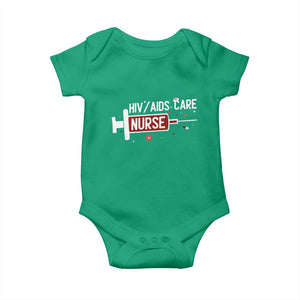 HIV AIDS Care Nurse Baby Onesie Red Ribbon Support Gift TS12 Irish Green Print Your Wear