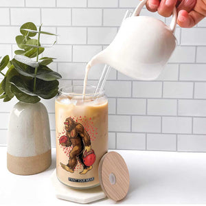 Funny Bigfoot Football Glass Can Support HIV Awareness Gift TS12 Print Your Wear