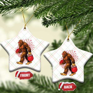 Funny Bigfoot Football Ceramic Ornament Support HIV Awareness Gift TS12 Print Your Wear