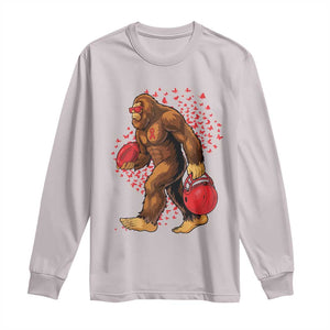 Funny Bigfoot Football Long Sleeve Shirt Support HIV Awareness Gift TS12 Ice Gray Print Your Wear