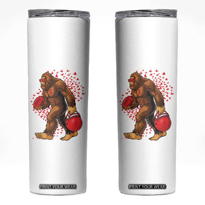 Funny Bigfoot Football Skinny Tumbler Support HIV Awareness Gift TS12 White Print Your Wear