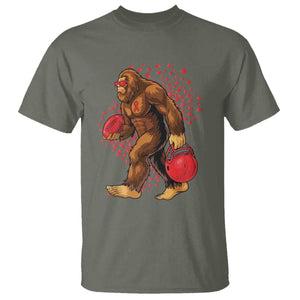 Funny Bigfoot Football T Shirt Support HIV Awareness Gift TS12 Military Green Print Your Wear
