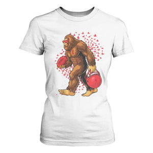 Funny Bigfoot Football T Shirt For Women Support HIV Awareness Gift TS12 White Print Your Wear
