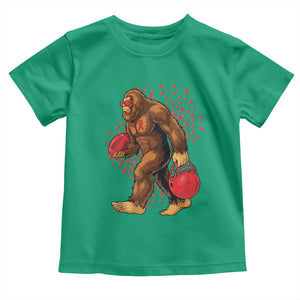 Funny Bigfoot Football Toddler T Shirt Support HIV Awareness Gift TS12 Irish Green Print Your Wear